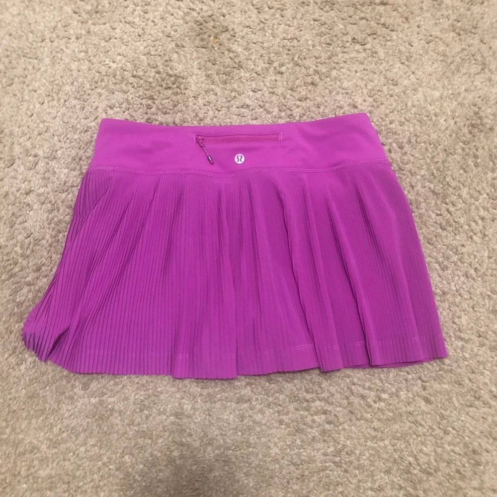 lululemon athletica Ultra Violet Pleated Skort - Purple Size 6 great conditions